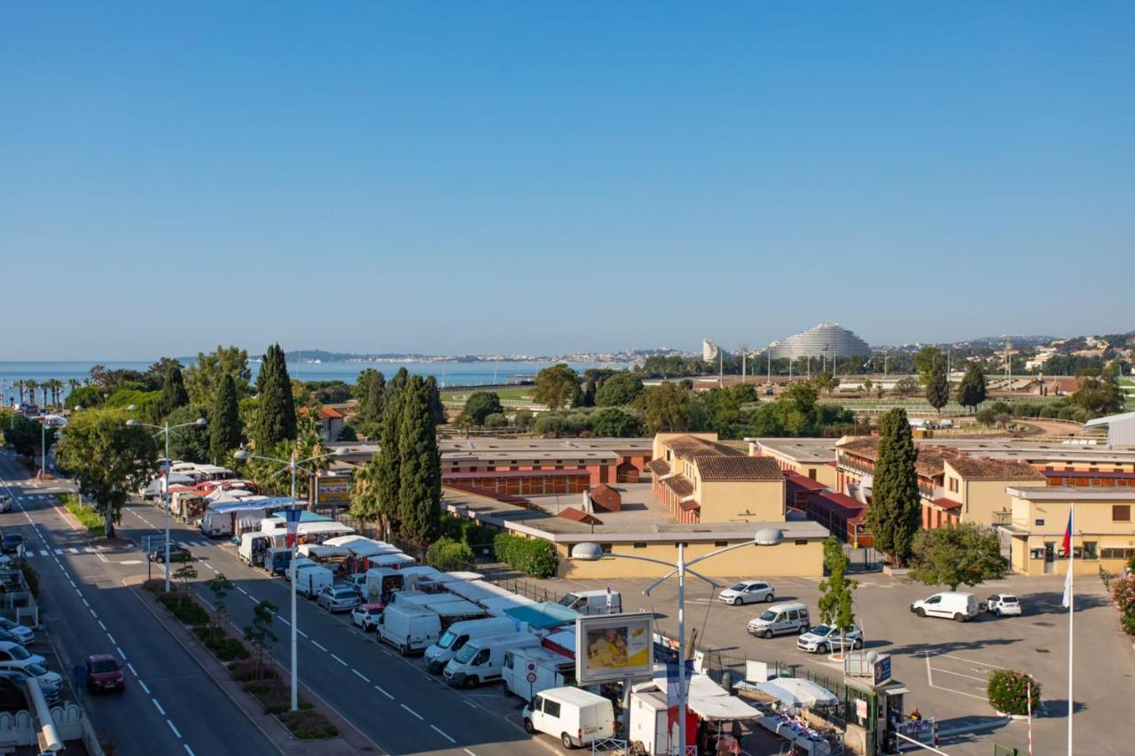 Excelente apartamento com terraço e vista mar perto das praias e centro da Cagnes-sur-Mer Exterior foto