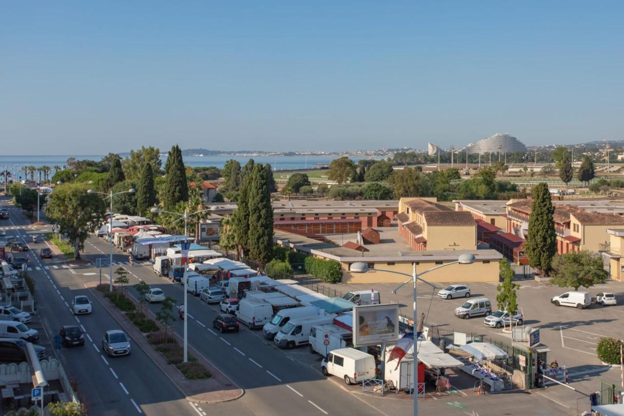 Excelente apartamento com terraço e vista mar perto das praias e centro da Cagnes-sur-Mer Exterior foto